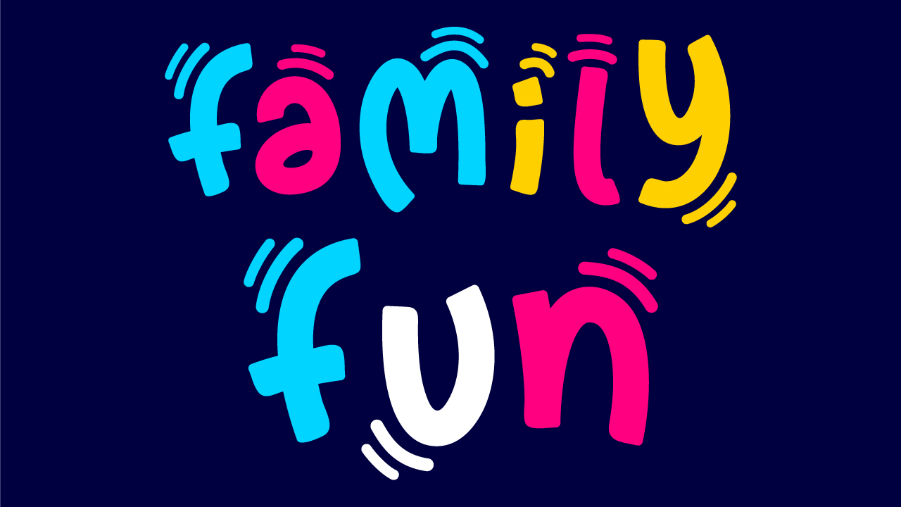 Family fun word art