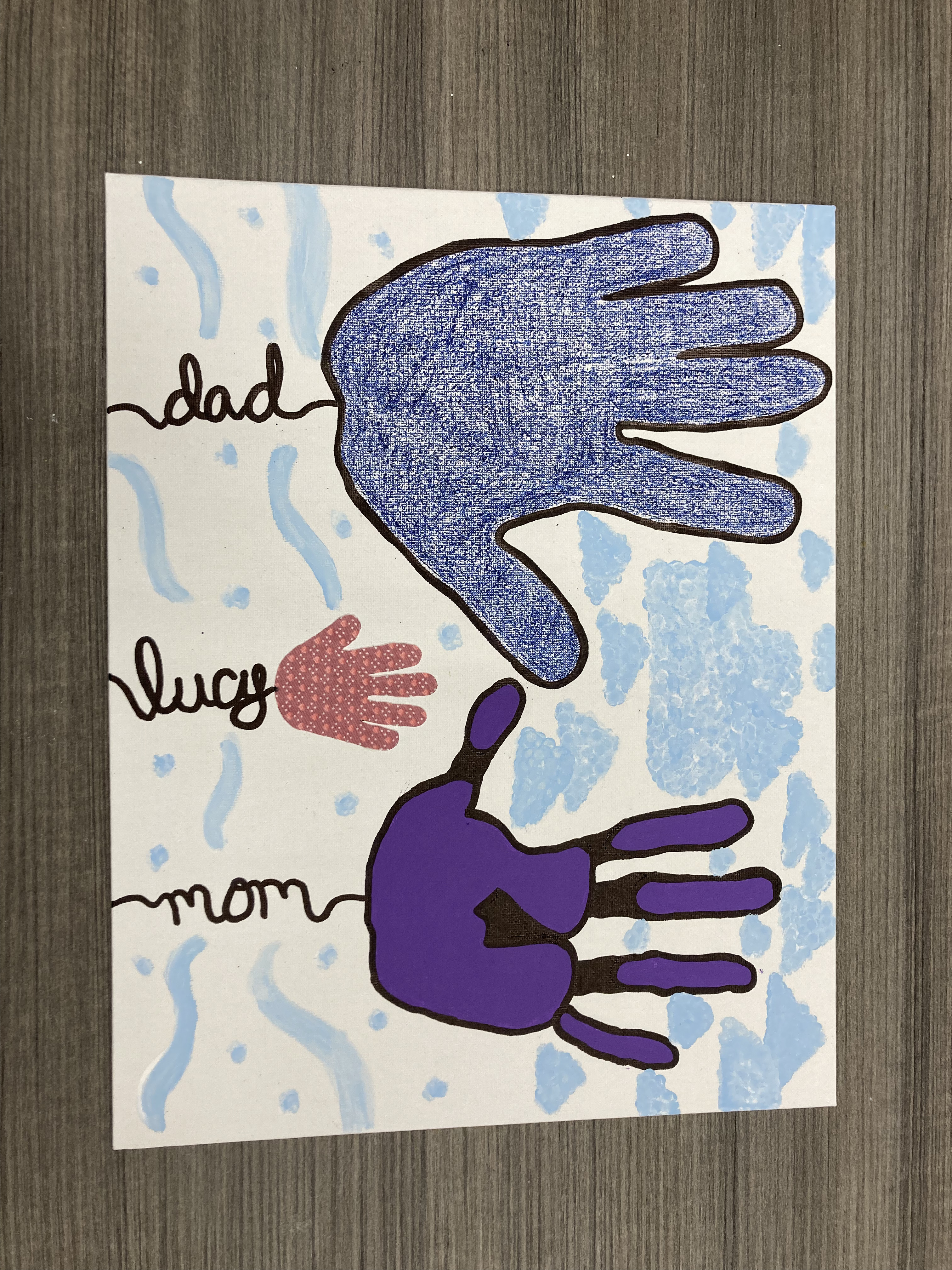 Image of handprint art example