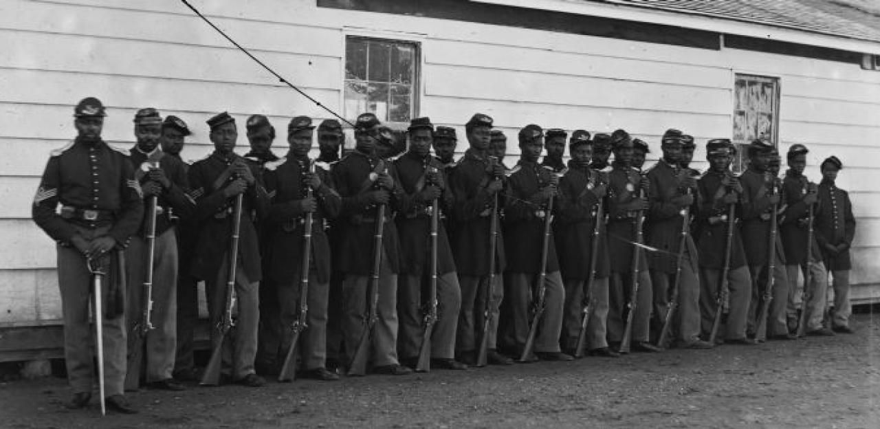 Picture of U.S 7th Colored Infantry