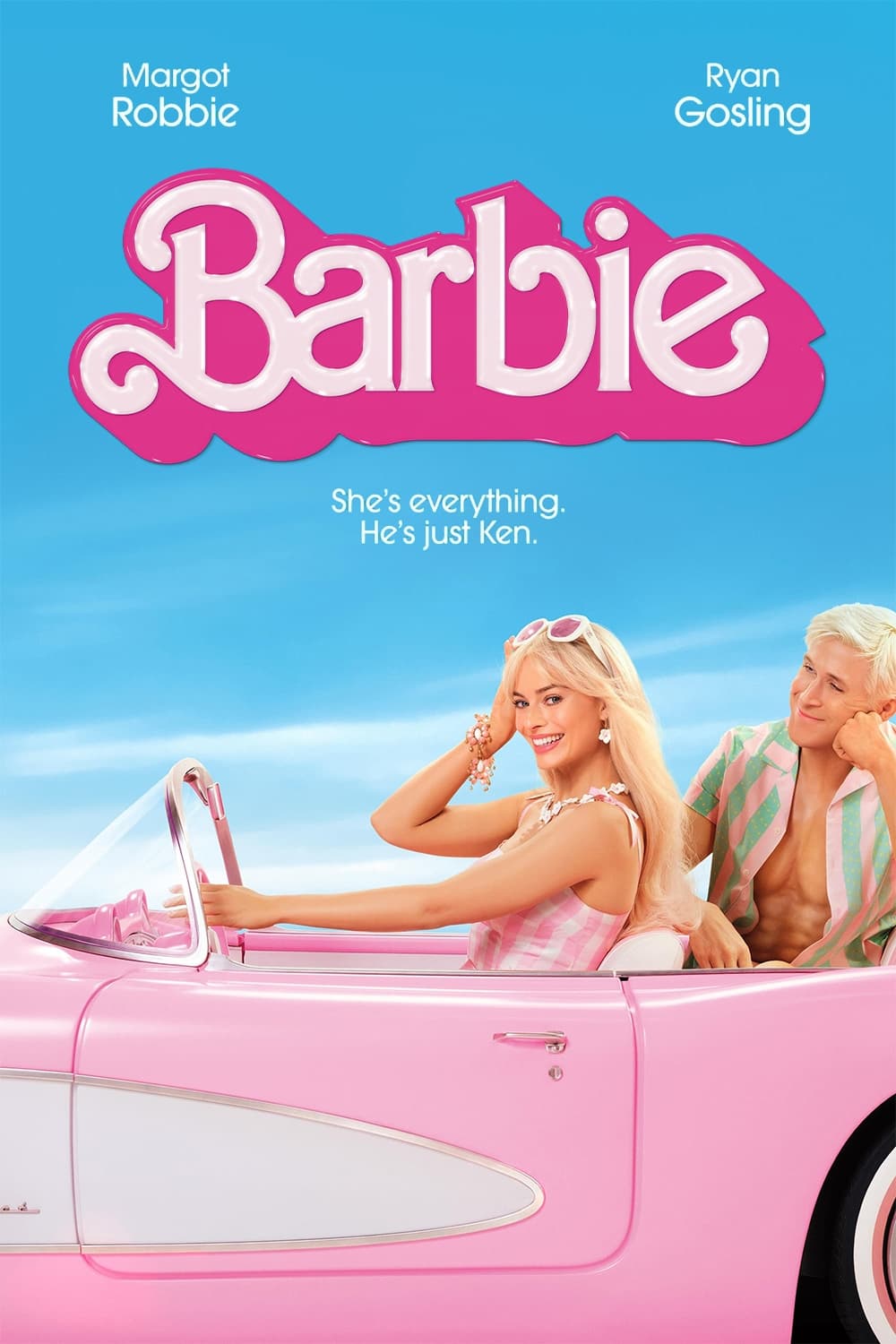 The poster for the movie, Barbie.