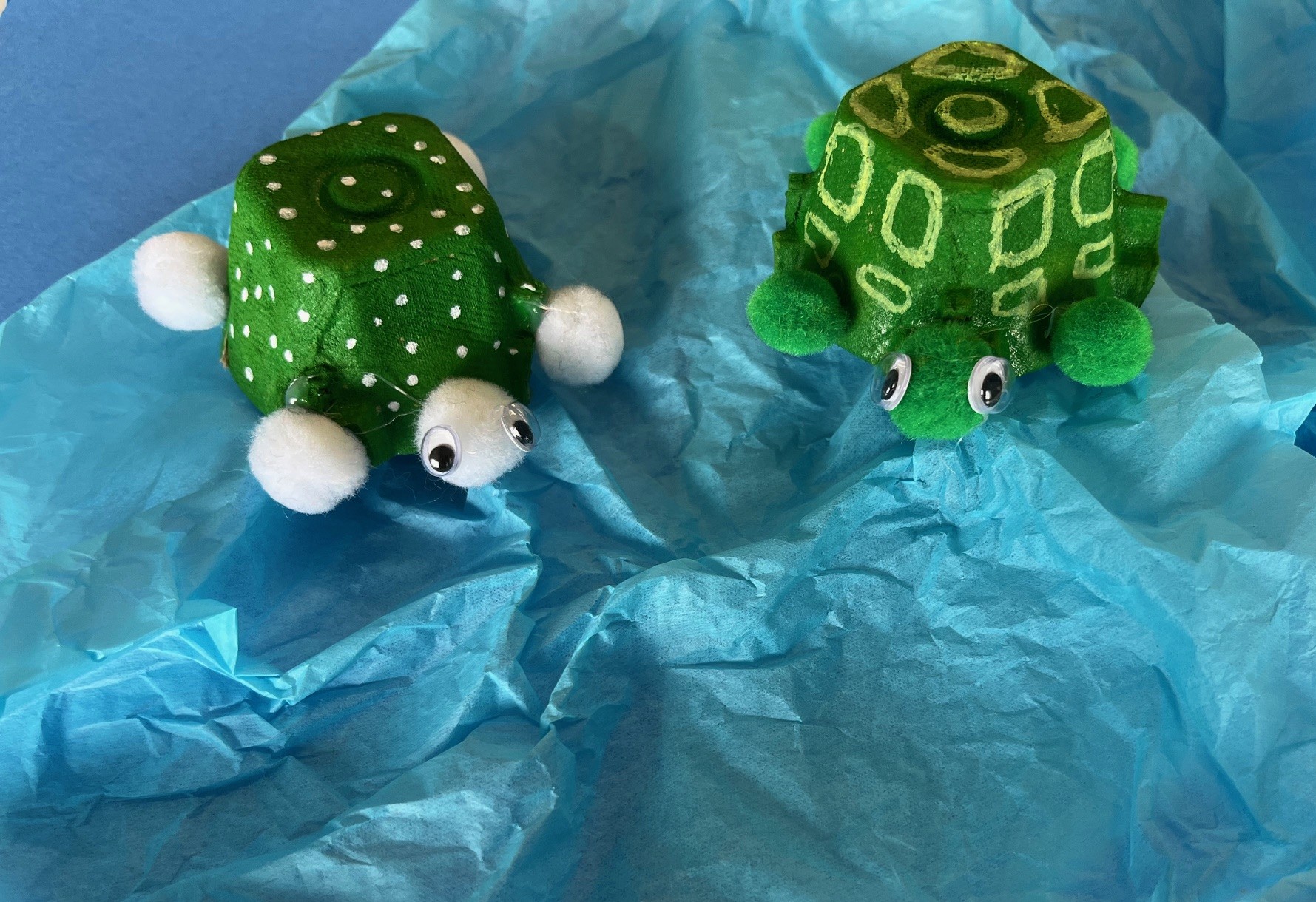 Egg Carton Turtles