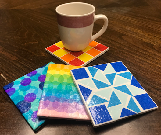 Collage Coaster Set photo