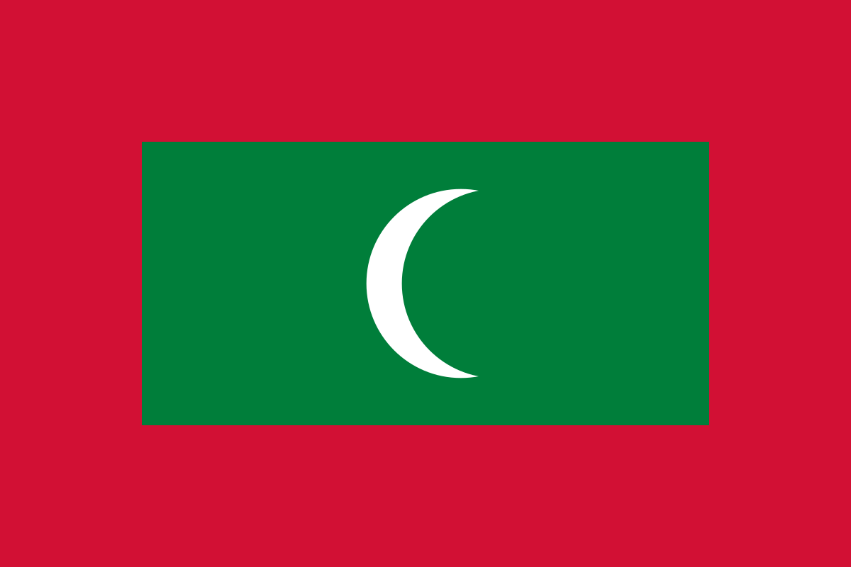 Flag of The Maldives