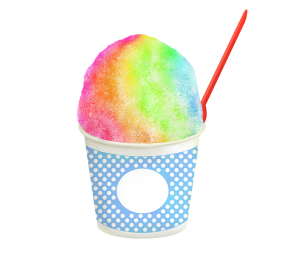 rainbow shaved ice