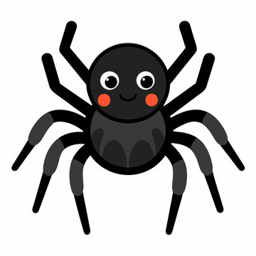 cute spider clipart