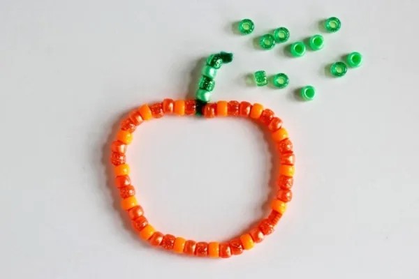 Beaded Pumpkin Craft