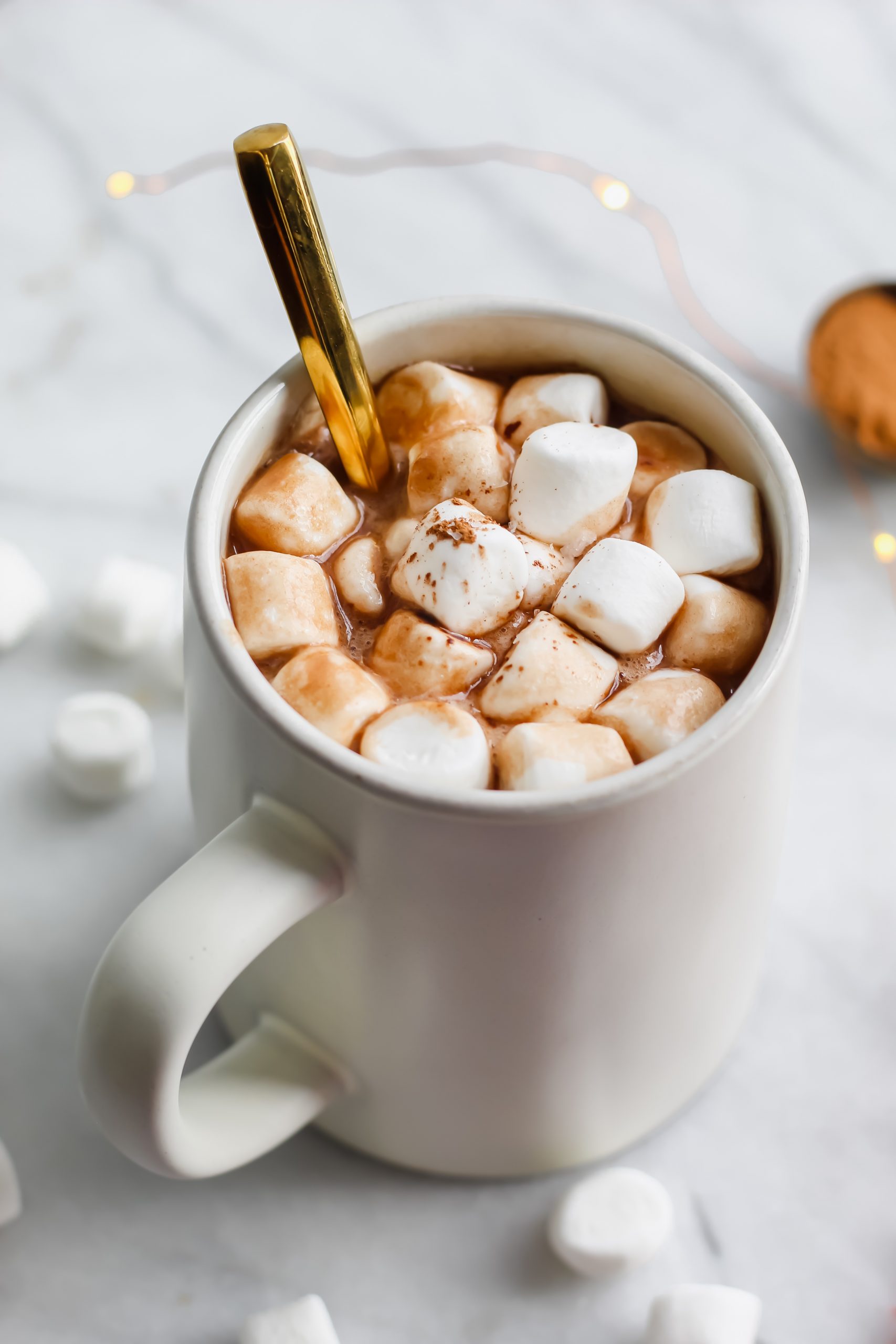 mug of hot cocoa with marshmallows