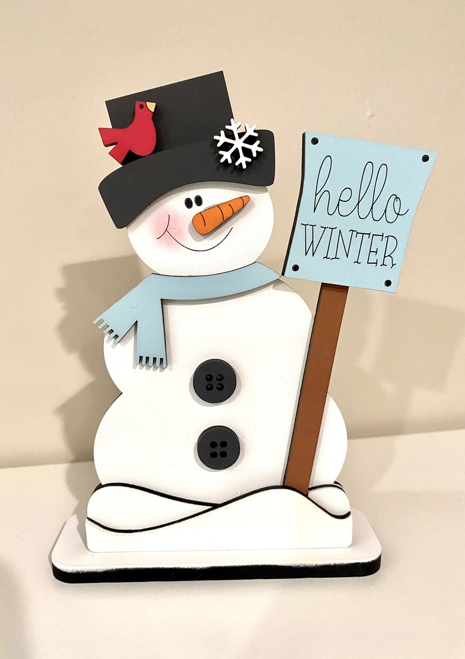 Snowman Shelf-Sitter