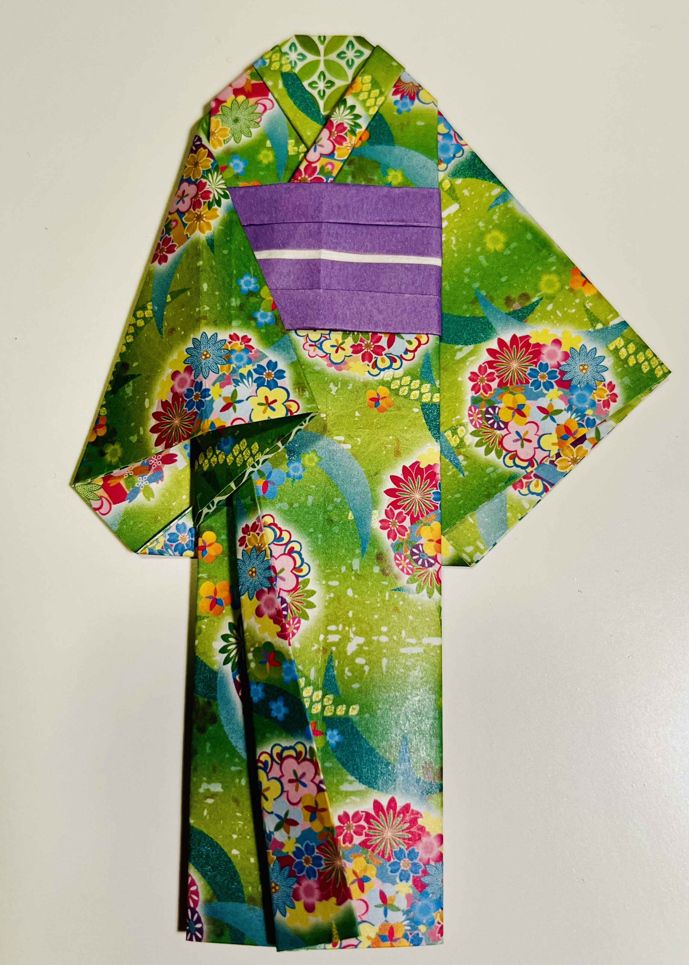 Origami Kimono Bookmark