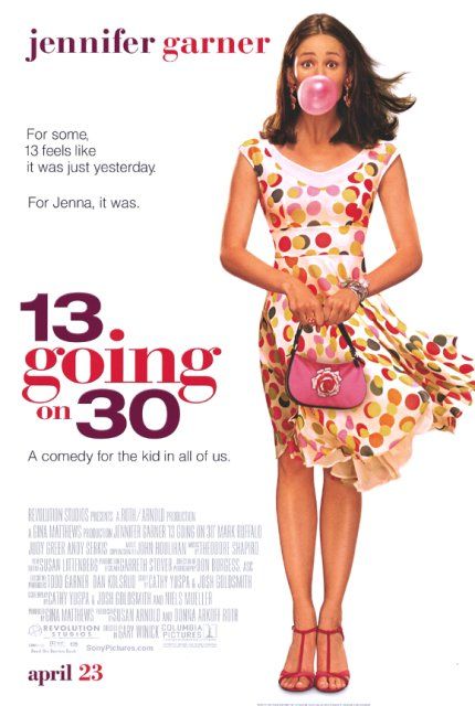 DVD cover for 13 going on 30