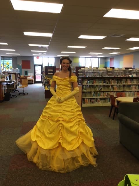 Belle at Spencer Road Library