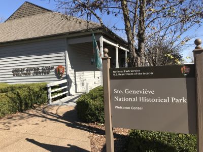 Entrance to Ste Genevieve National Historical Park