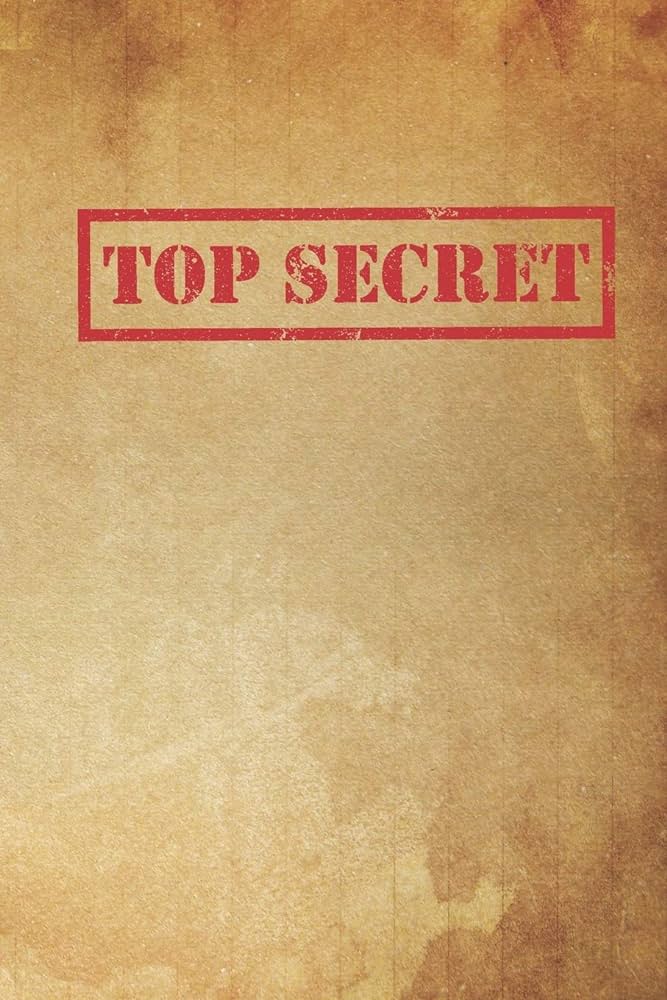 TOP SECRET Journal Cover