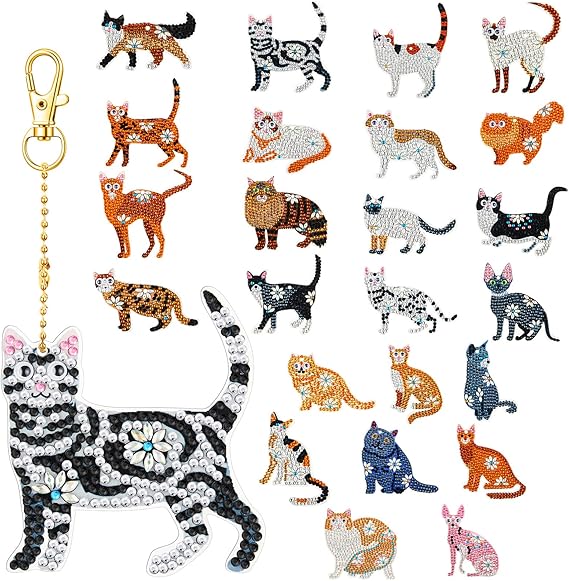 Cat keychains