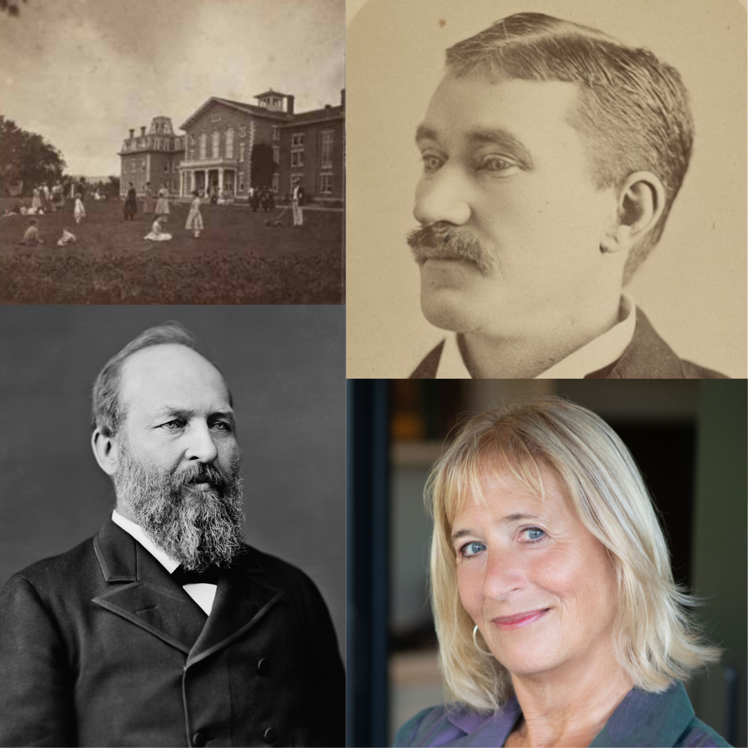 James Garfield, Charles Guiteau, and author Susan Wels