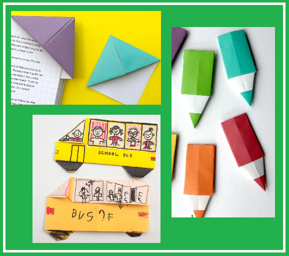 examples of school themed origami