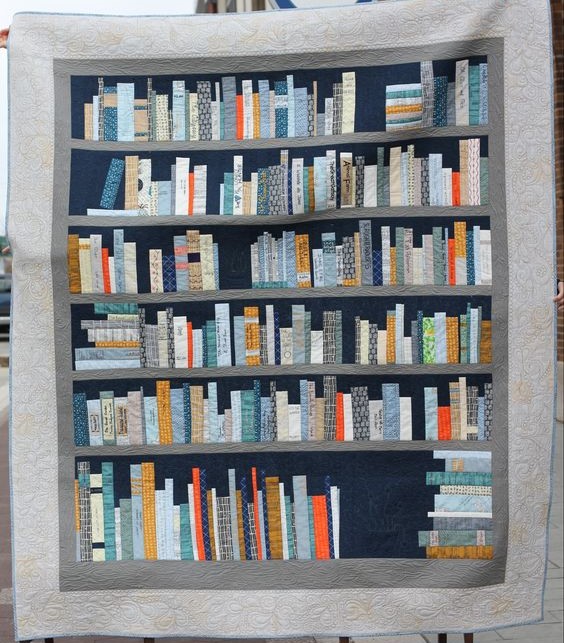 Another Bookshelf Quilt