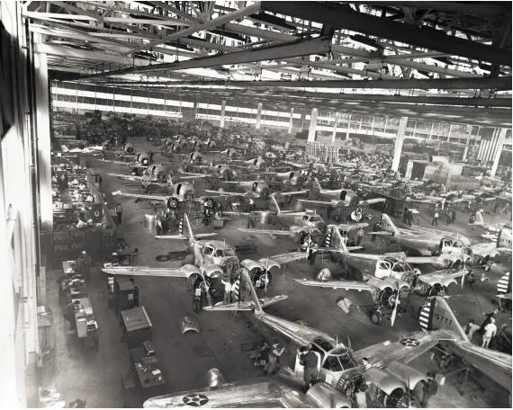 Picture of Curtiss Aircraft Factory, St. Louis 1941