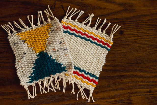 woven coasters