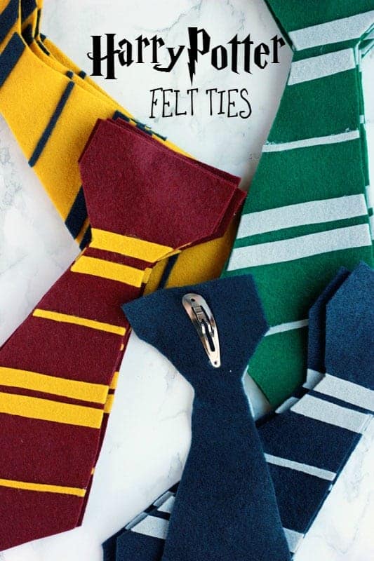 Harry Potter Felt Ties