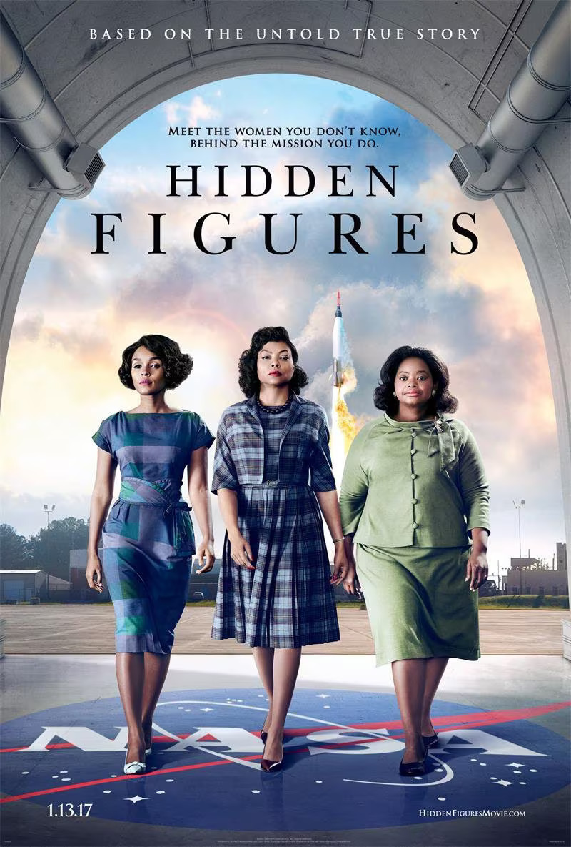 Movie poster for the film Hidden Figures