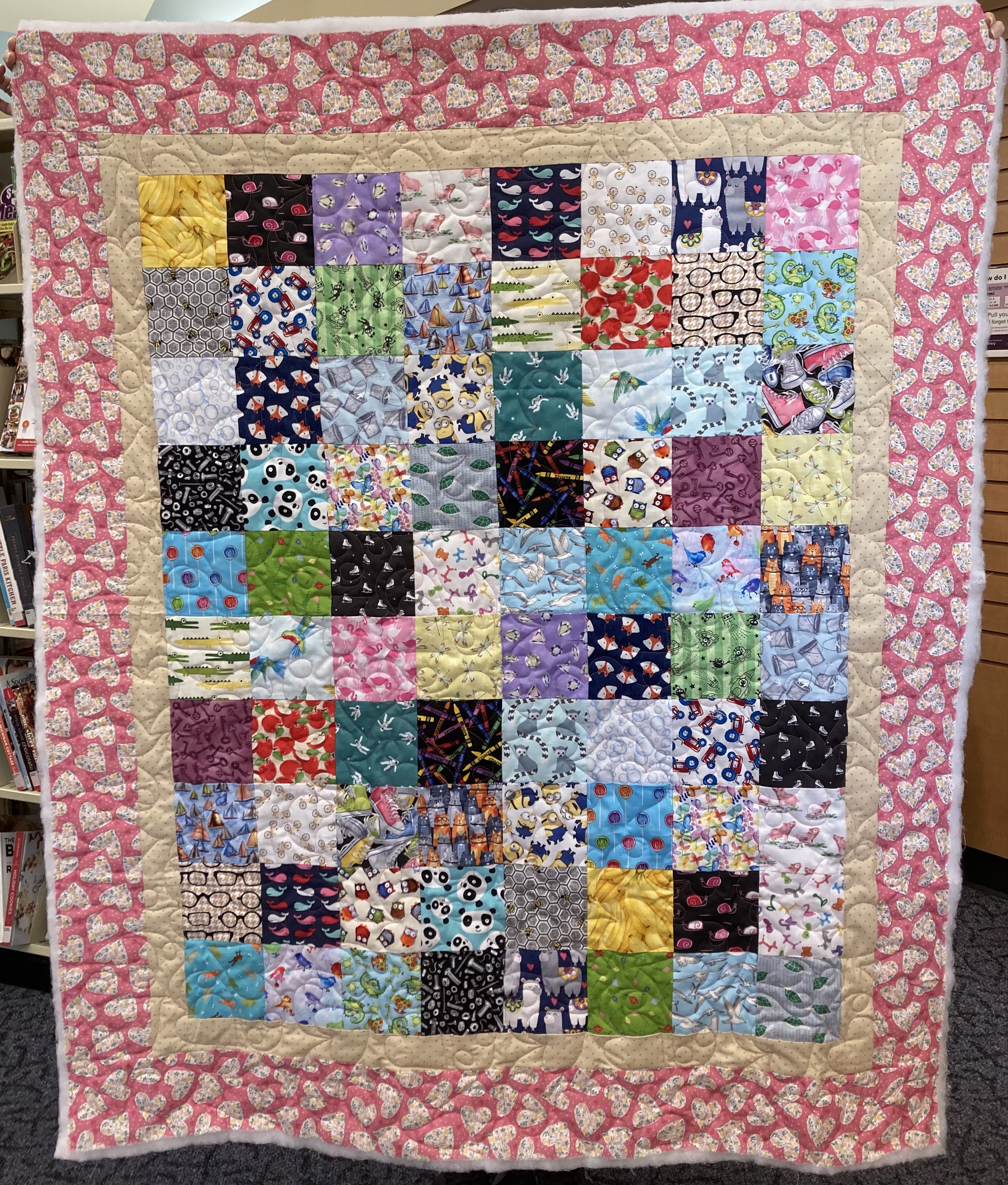 I SPY Quilt, 48" x 57"