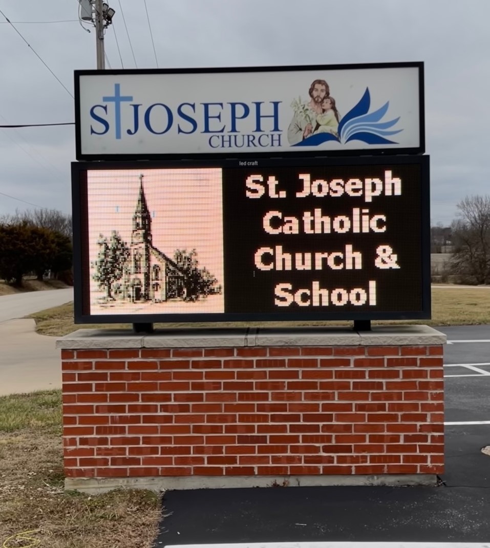 St. Joseph Catholic Church Sign