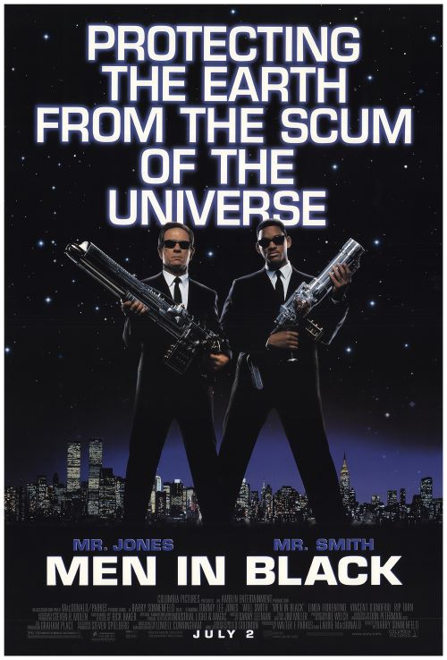 The movie poster for Men in Black