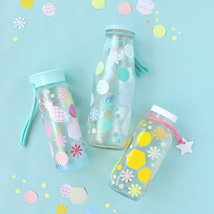 examples of decorated water bottles