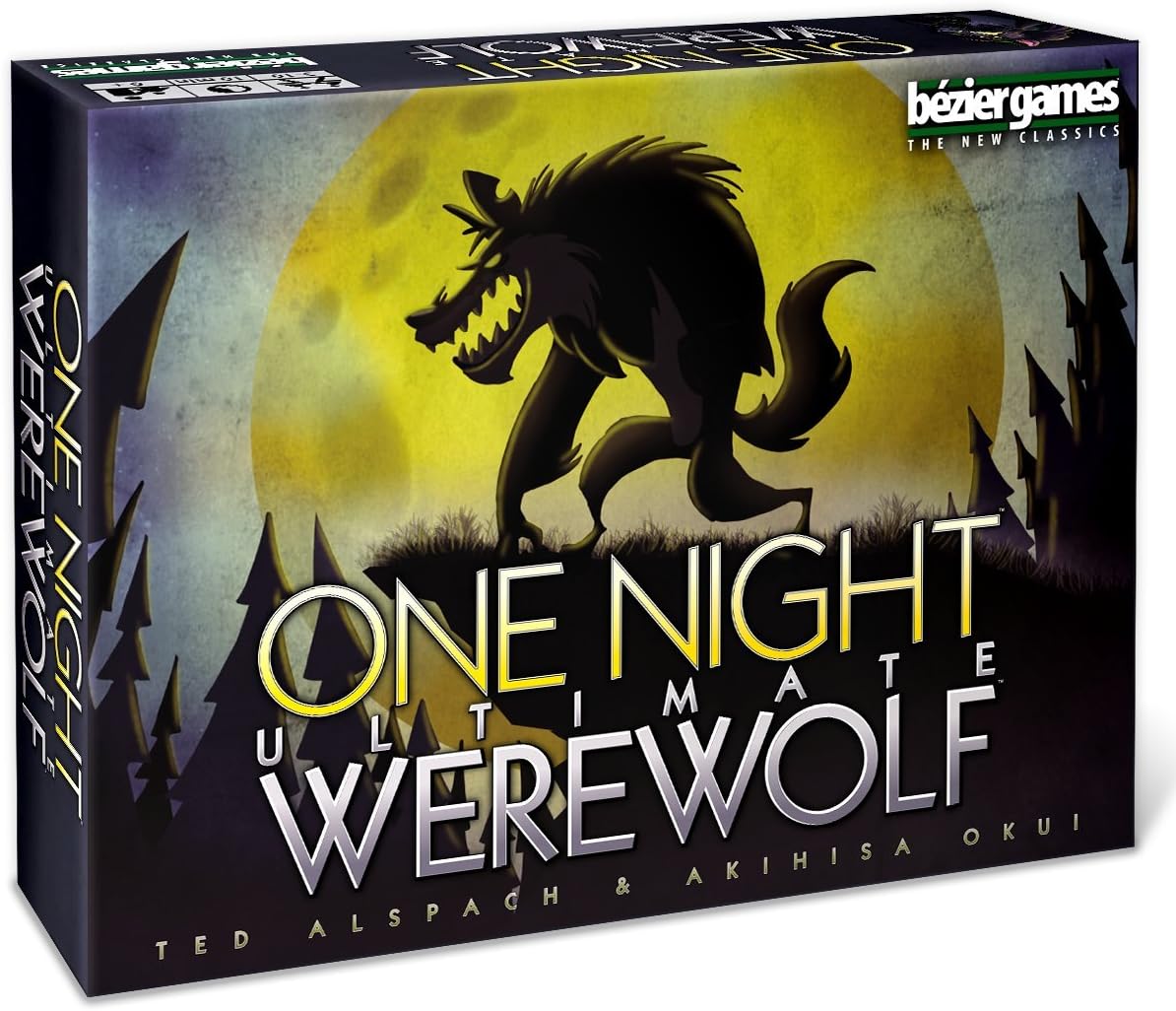 outside of board game box with werewolf on cover