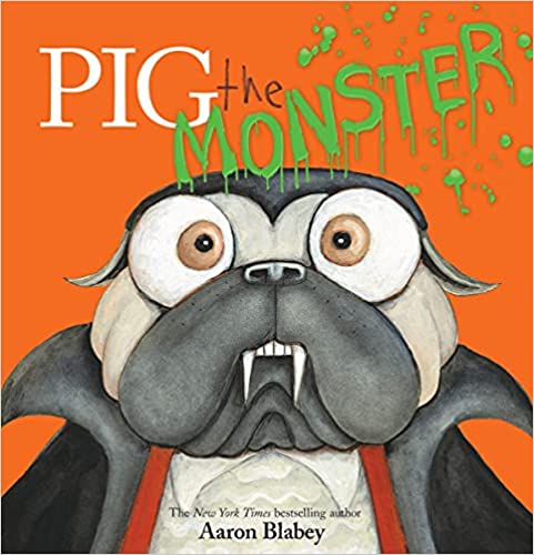 book cover for "Pig the Monster"