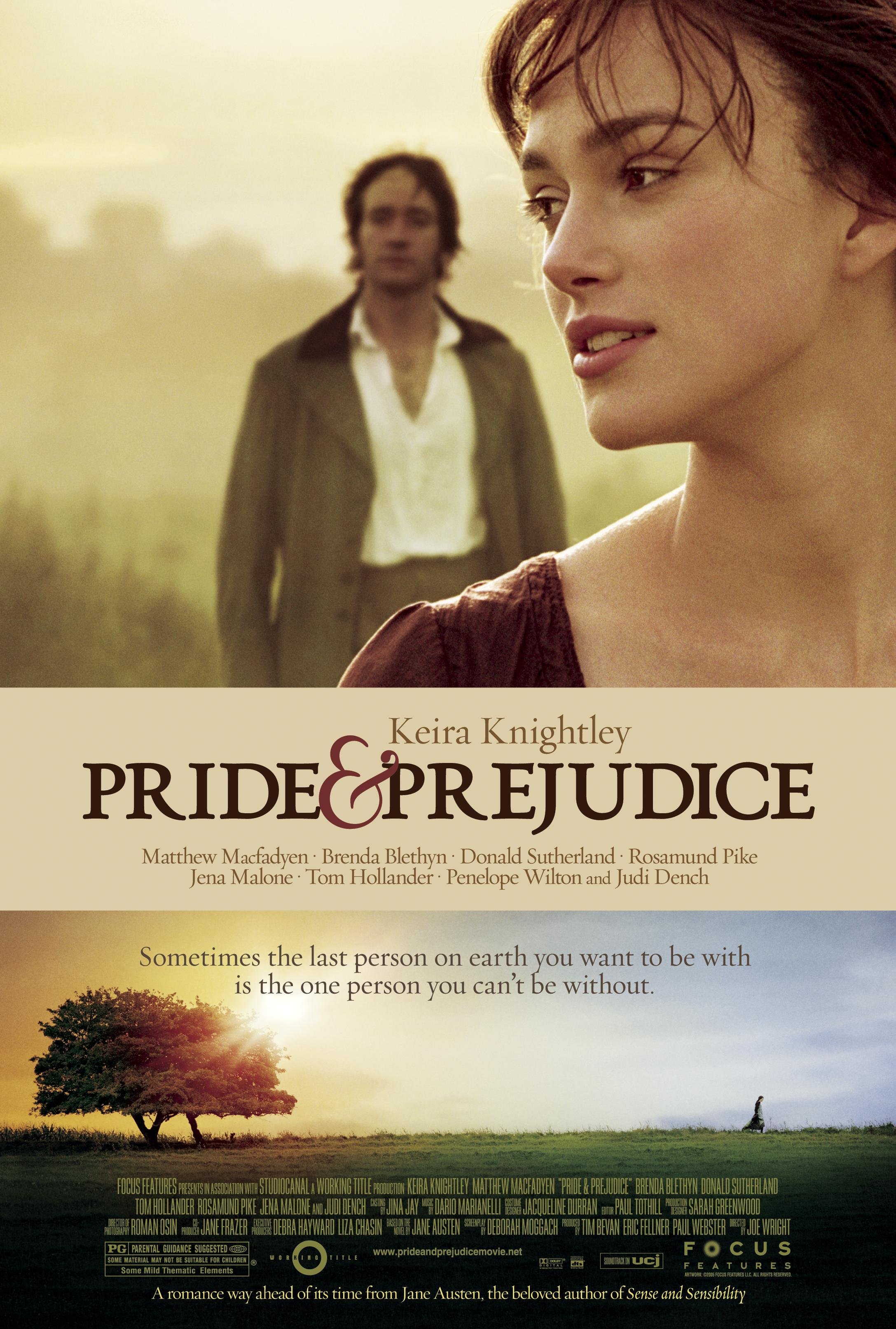 2005 Pride and Prejudice film poster