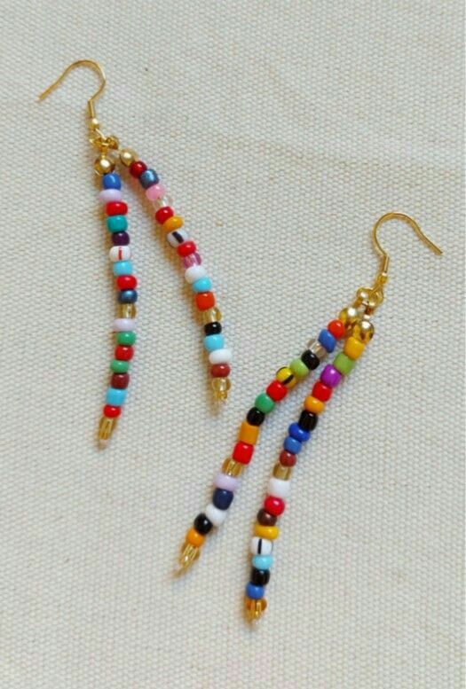 beaded earrings