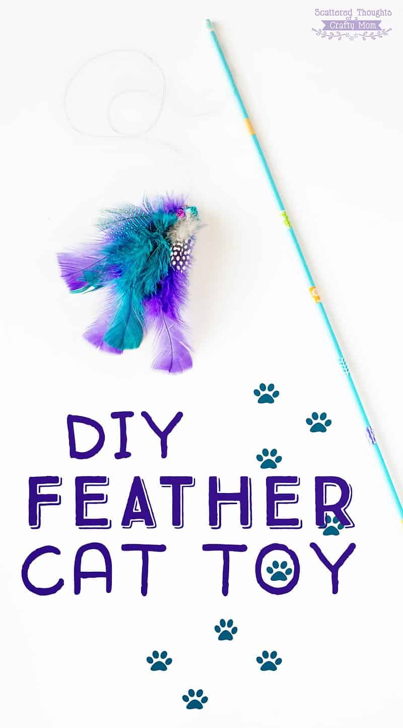 DIY Feather Cat Toy 