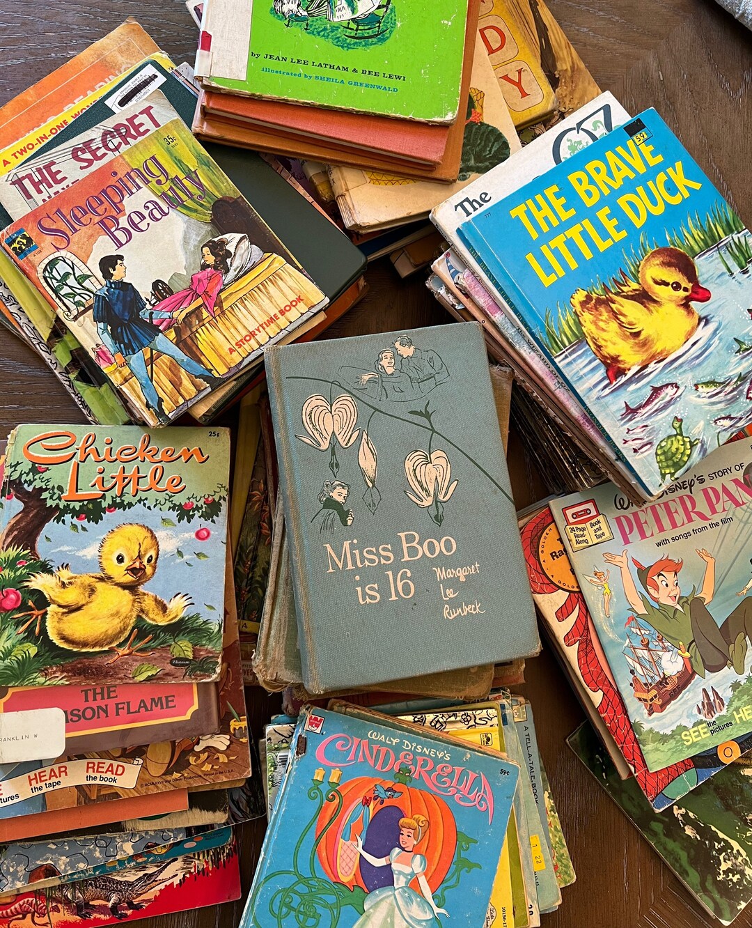 Piles of Kids books