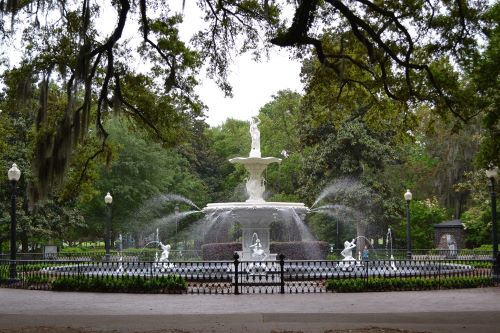 Forsyth Park Fountain, Savannah, Georgia