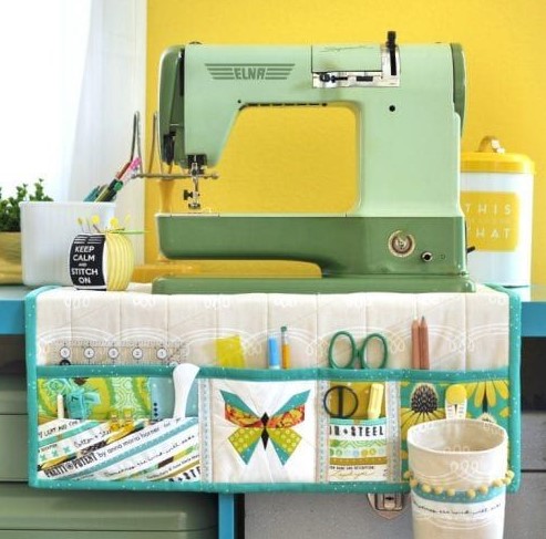 sewing mat and tools