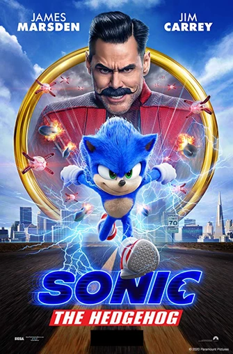 Movie poster for Sonic the Hedgehog