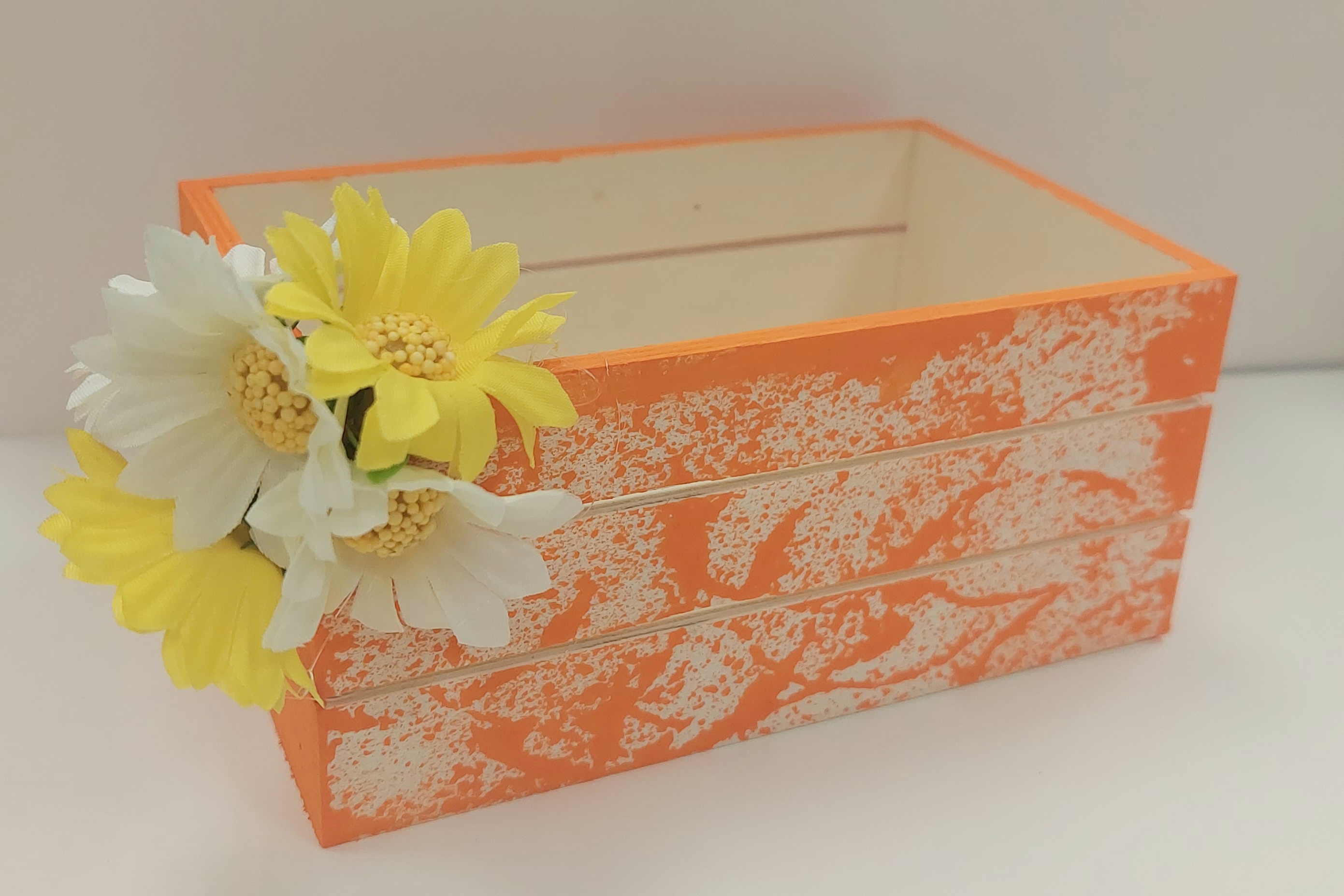 Spring Box - Painted with flowers