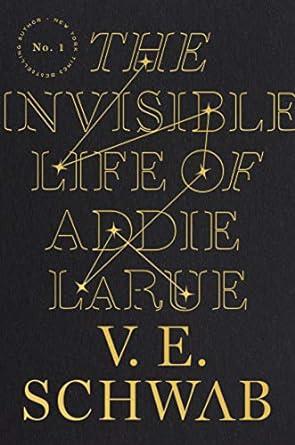 black cover with astrology lines, The Invisible Life of Addie LaRue