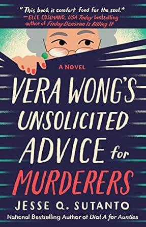 black cover with blinds and woman peeking through, Vera Wong's Unsolicited Advice