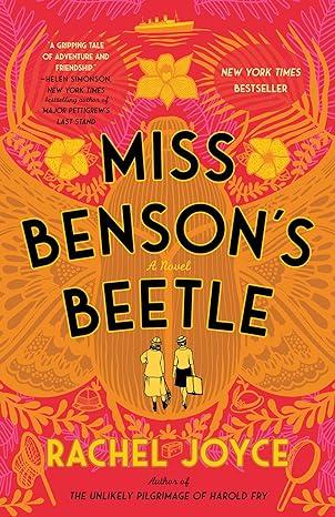 red and yellow cover with beetle image, Miss Benson's Beetle