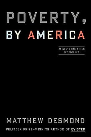 black cover with the words Poverty, by America