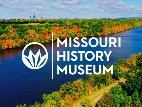 Missouri History Museum over the Mississippi river