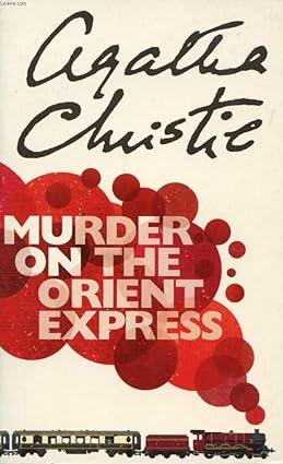 book cover for Murder on the Orient Express