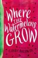 book cover in hot pink with the words Where the Watermelons Grow