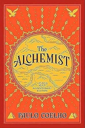 orange cover with a yellow circle, sunrays coming off the circle