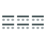 Up to 14 rectangle tables with 1-2 chairs per table facing the white board